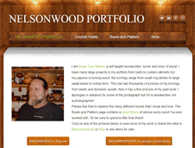 Tablet Screenshot of nelsonwood.com